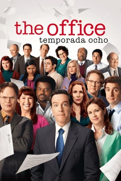 Temporada 8 the office poster.