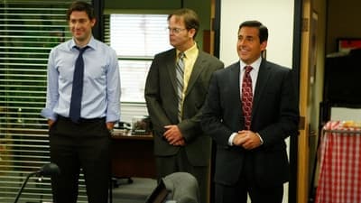 The Meeting the office poster.