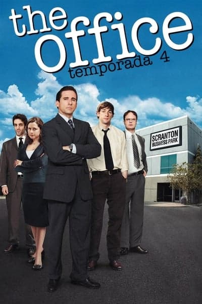 Temporada 4 the office poster.