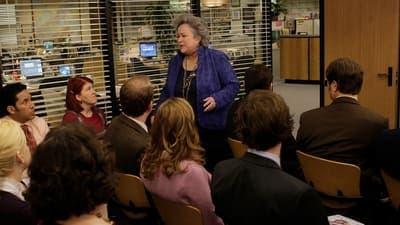 The Manager and the Salesman the office poster.