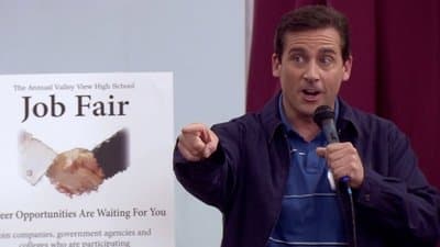 Job Fair the office poster.